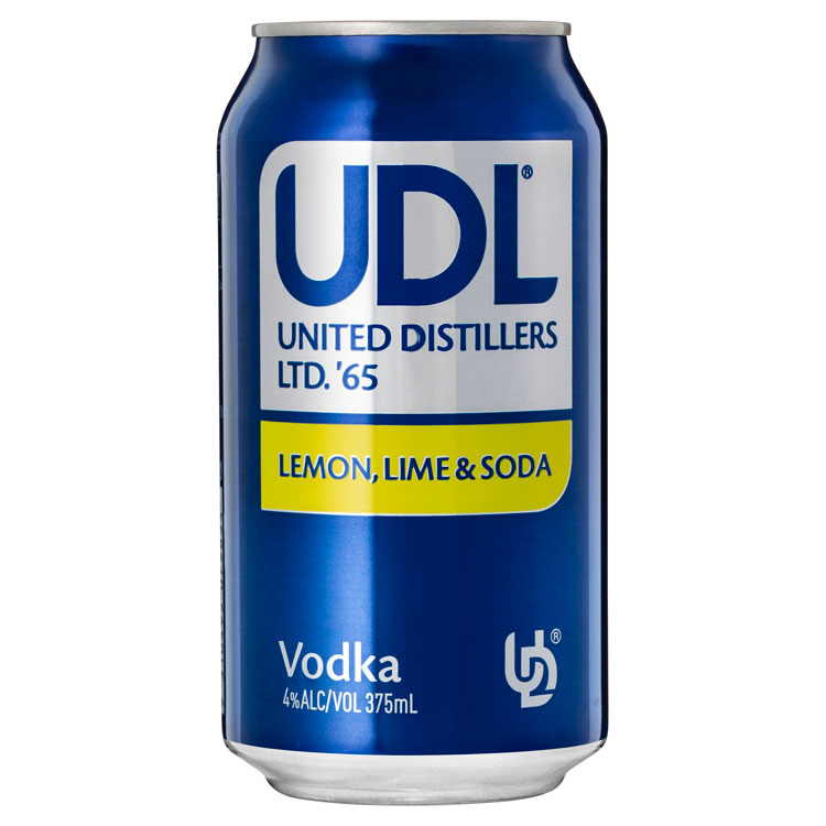 Udl Vodka And Lemon Lime Soda 375ml Cans Pals